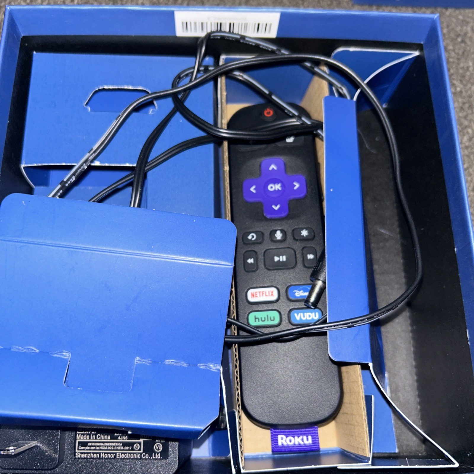 Roku Ultra LT HD 4K HDR Media Streamer (HDMI INCLUDED) -(4662RW) Remote Untested
