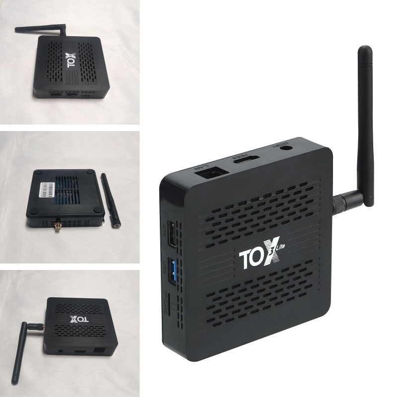 Quad Core Amlogic S905X4 Android 11.0 4GB+32GB Smart TV Box 2.4G 5G 1000M TOX3