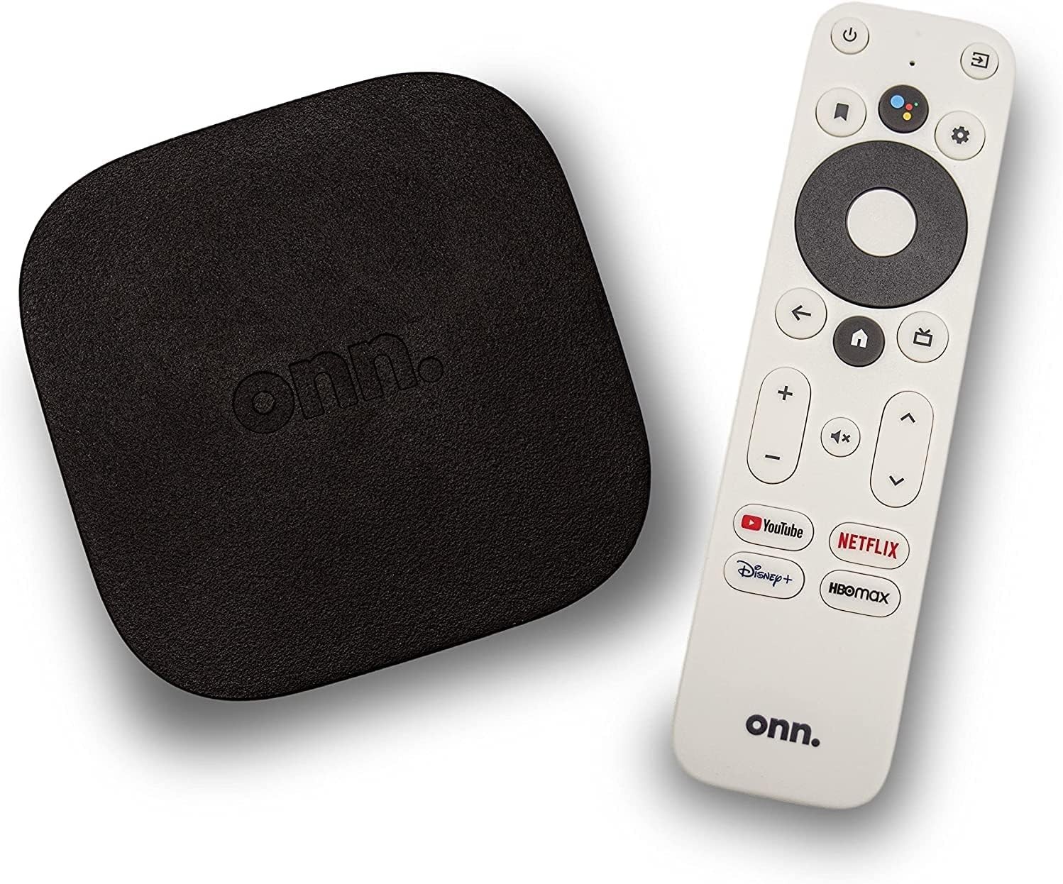 ONN Android TV 4K UHD Streaming Device Voice Remote Google Assistant HDMI Black