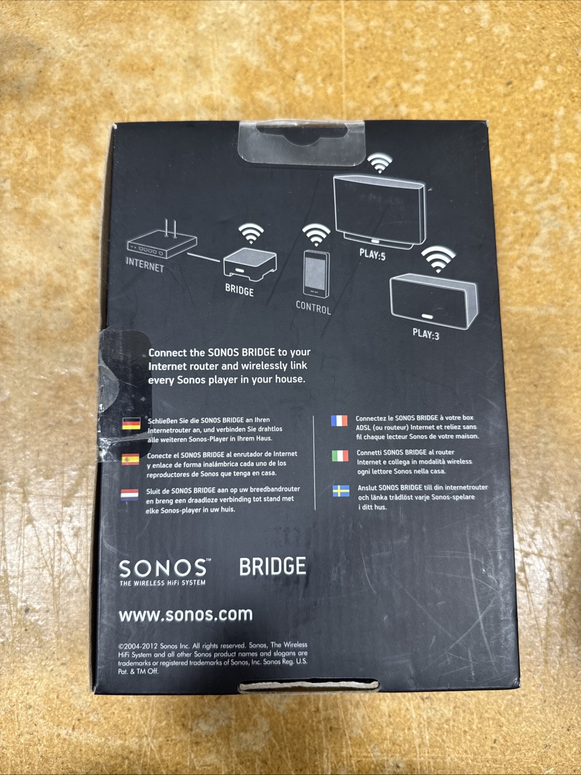 Sonos Bridge Wireless HiFi System – White