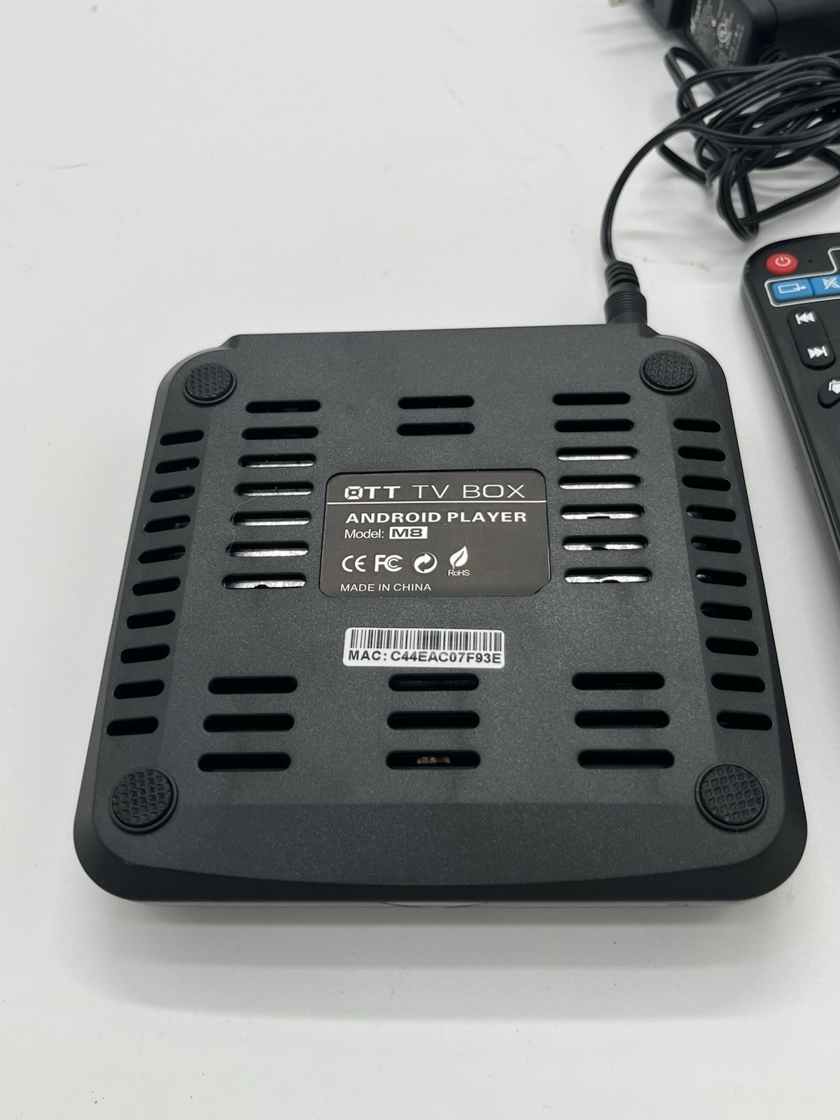 M8 Android TV Box Wireless WiFi HDMI Ethernet Media Player Tested Working