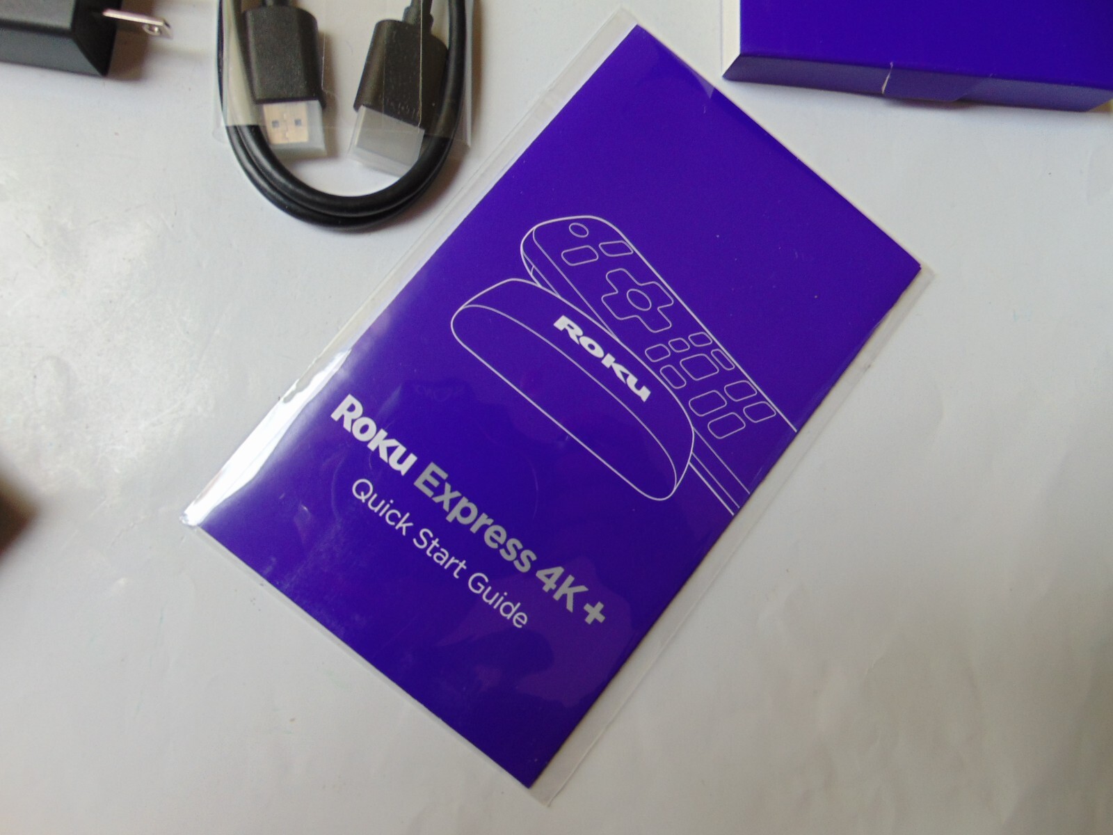 New in Box Roku Express 4K+ Streaming Media Player w/Voice Remote 3941R – Tested