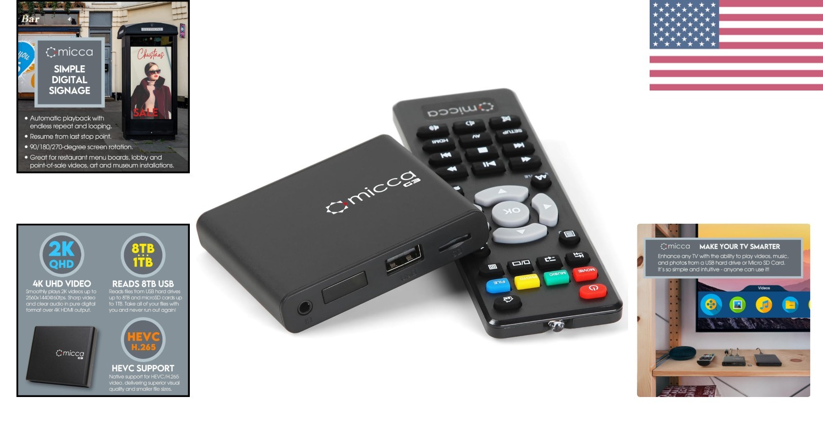 Transform Your TV with G3 2K Quad-HD Media Player – Supports USB & MicroSD