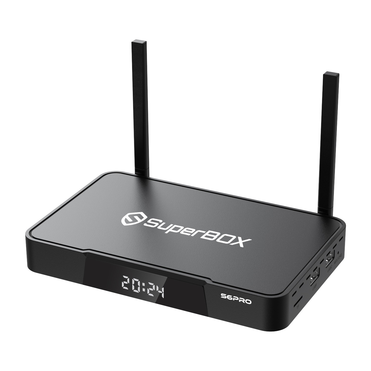 Black SuperBox S6 Pro – New Factory Sealed – Latest 2025 Model Fast Shipping USA
