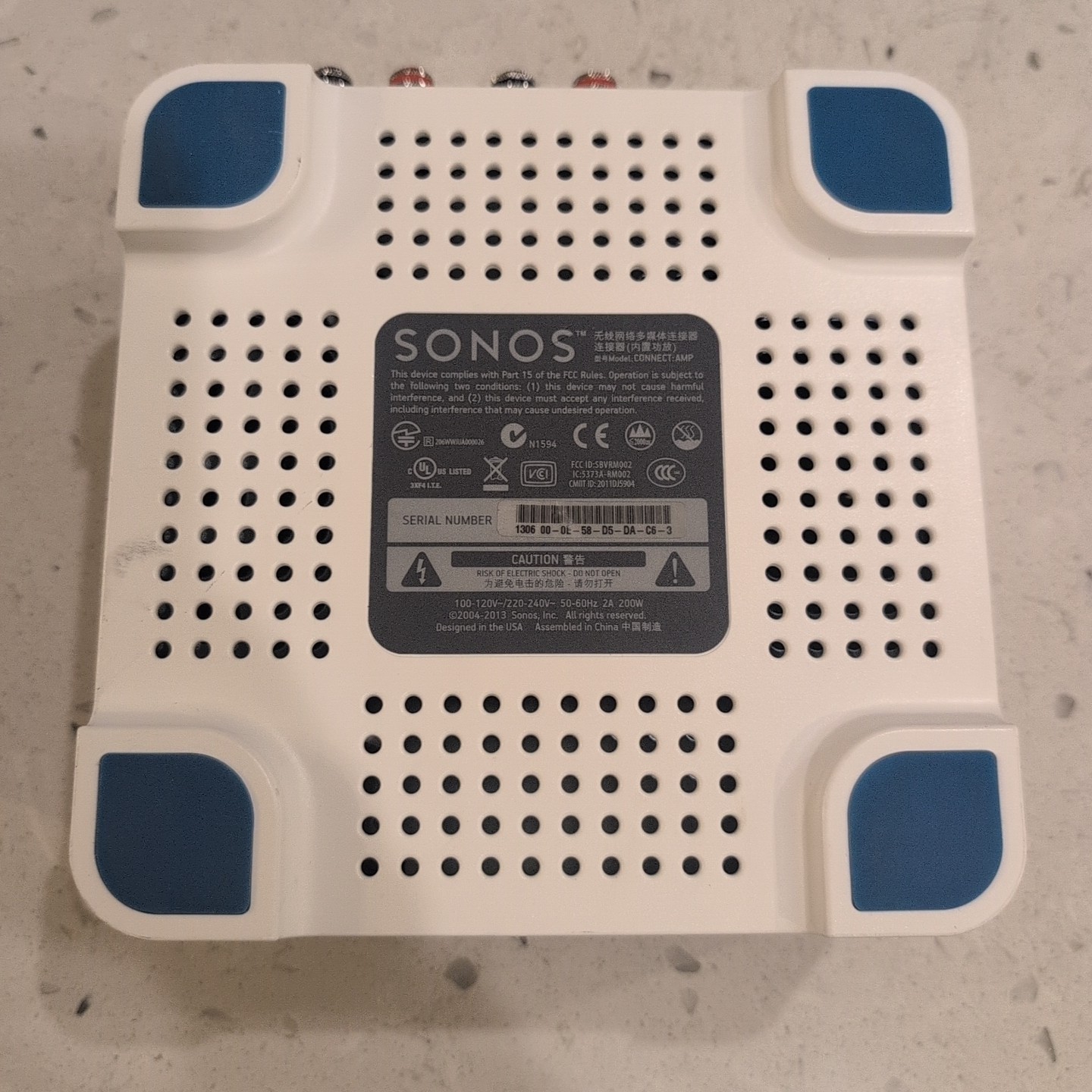 Sonos Connect:Amp Digital Music Streamer Gen 1 S1 Amp Only NOT TESTED