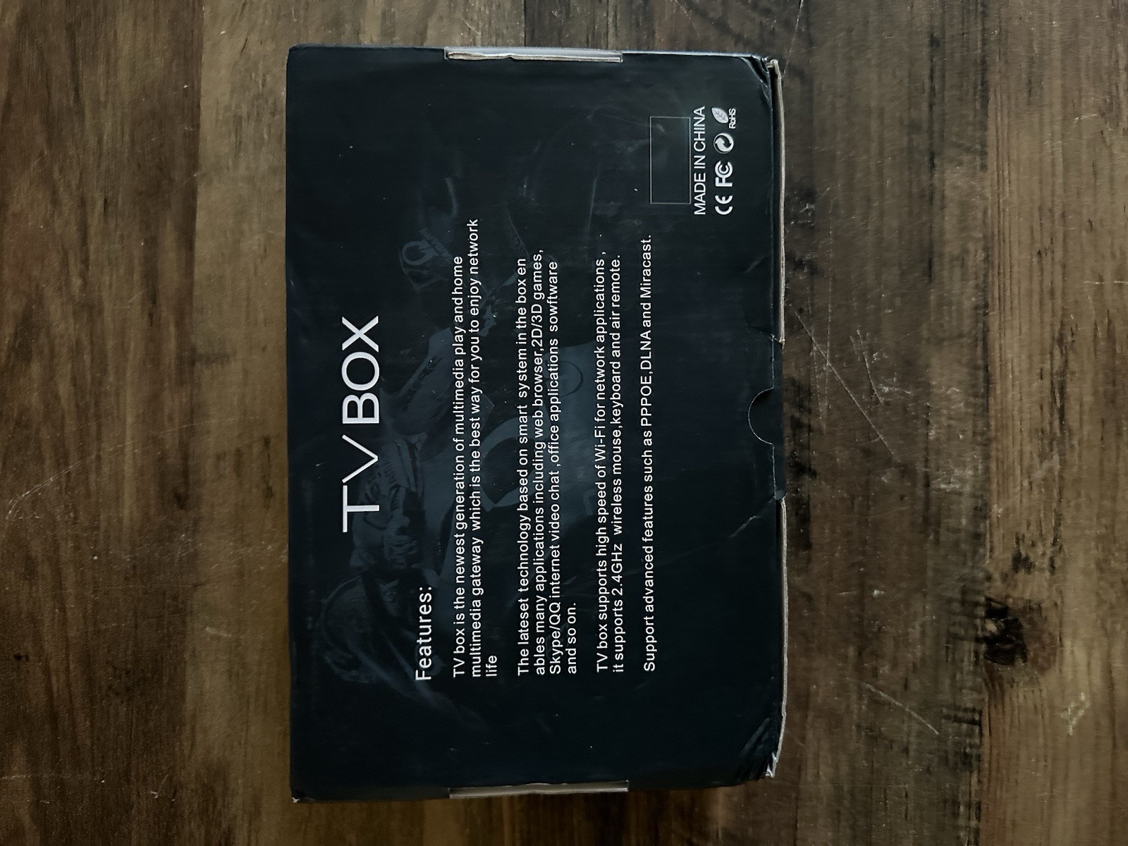 T95m Android 4K TV Box W/ Remote And Manual New Open Box Z1