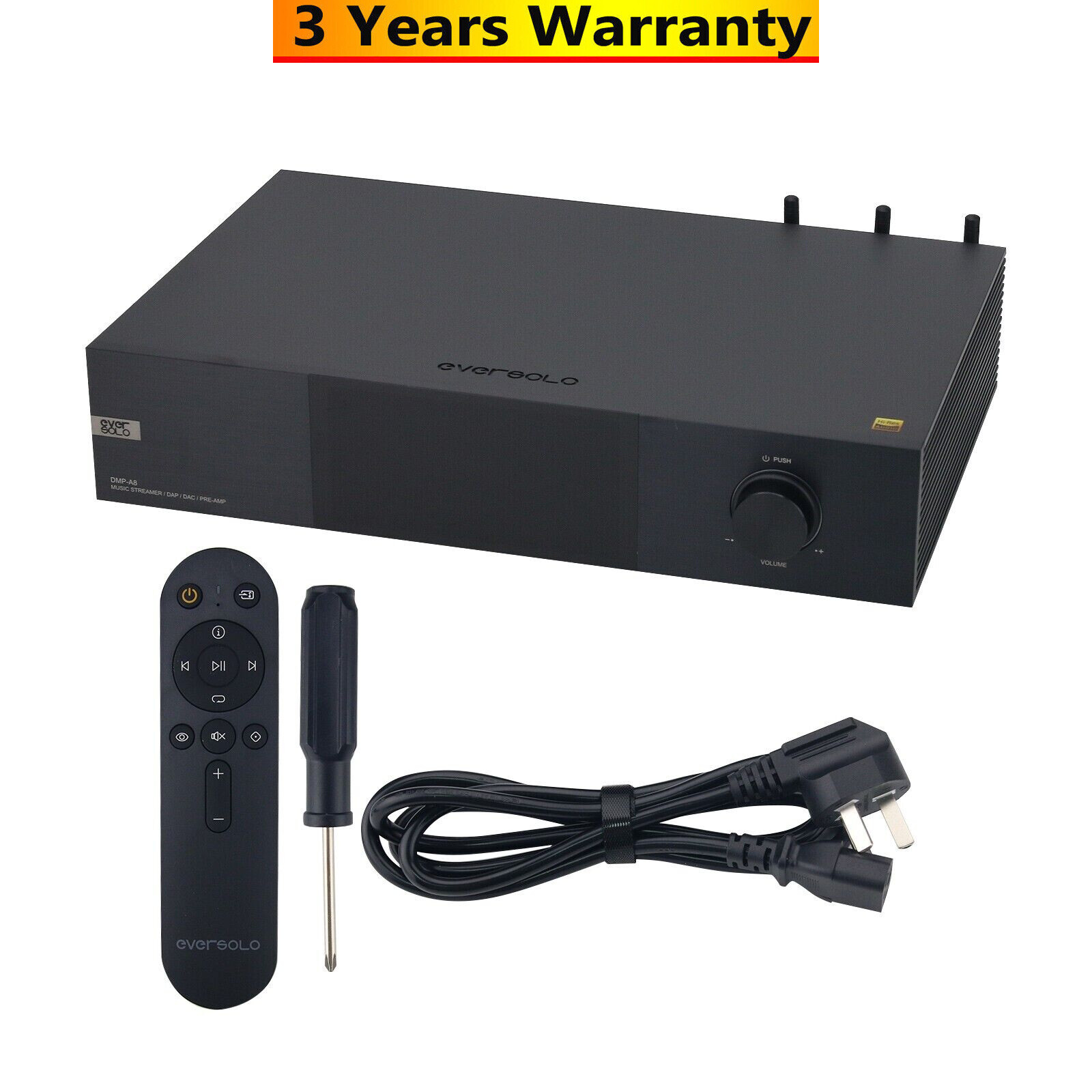 EVERSOLO DMP-A8 HiFi Network Player AK4499EX DAC 4G+64G Bluetooth 5.0 LDAC
