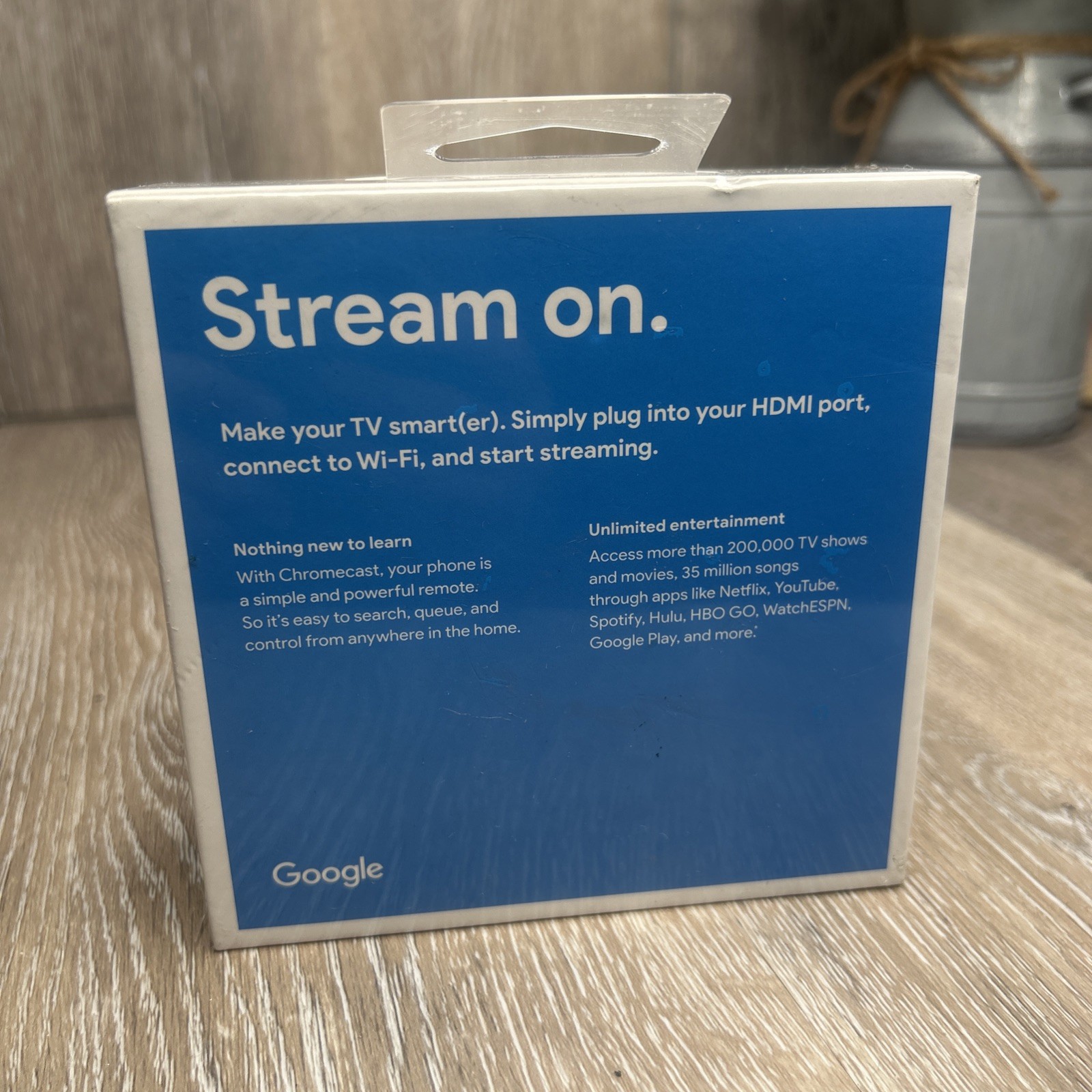 Google Chromecast (2nd Generation) HD Media Streamer – Black (GA3A00093-A14-Z01)