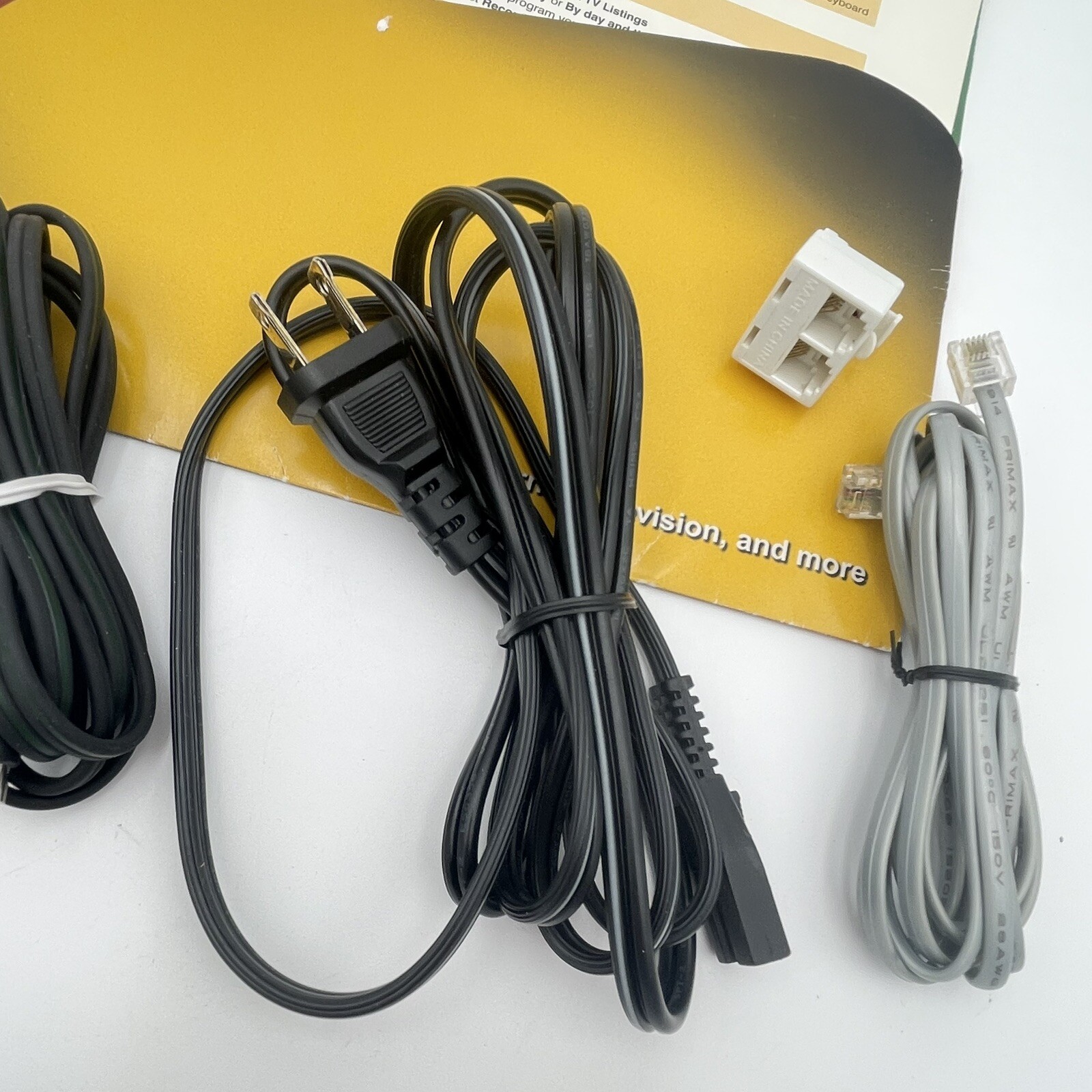 Sony Web TV INT-W200 Webtv: REPLACEMENT PARTS Manual & Cords & Reference Guide