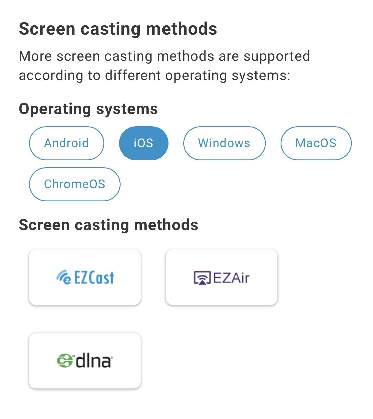 EZCast Ultra U2 4K WiFi 6 Wireless Display Adapter Miracast AirPlay DLNA HDR