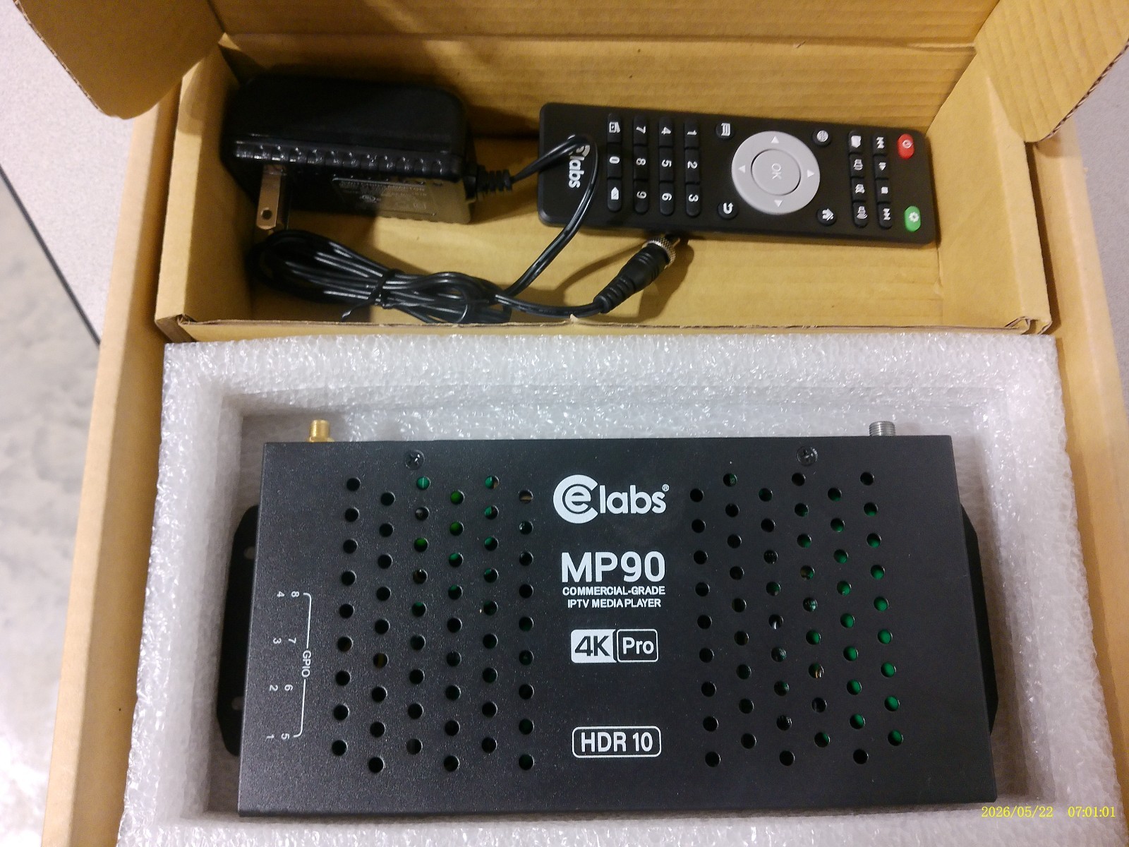 CE Labs, 4K Pro MP90R, Commercial Grade IPTV Media Player