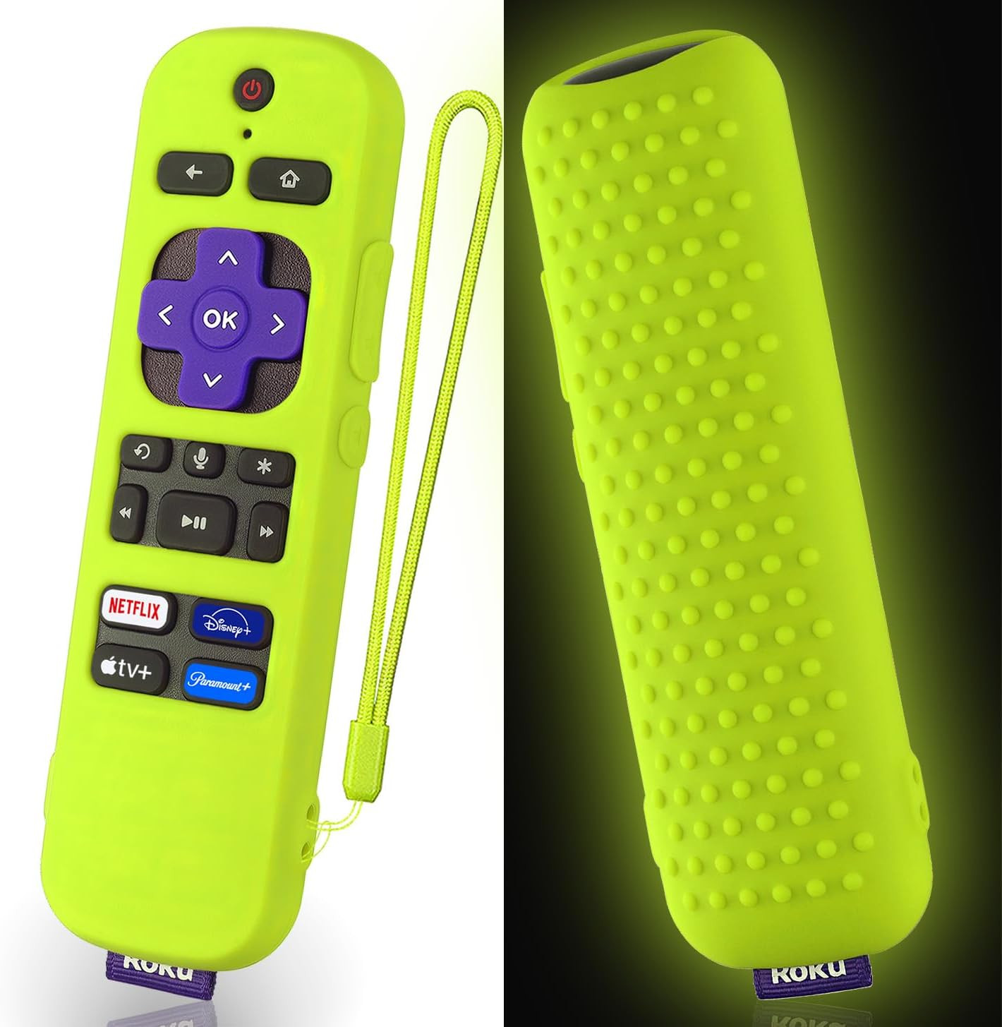 Silicone Cover for Roku Voice TV Remote Rcal7R/Roku Express/Roku Streaming Stick