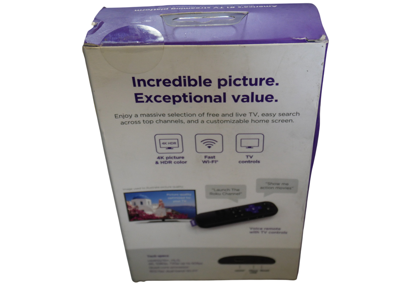 Roku Express 4K+ Streaming Media Player – Free shipping