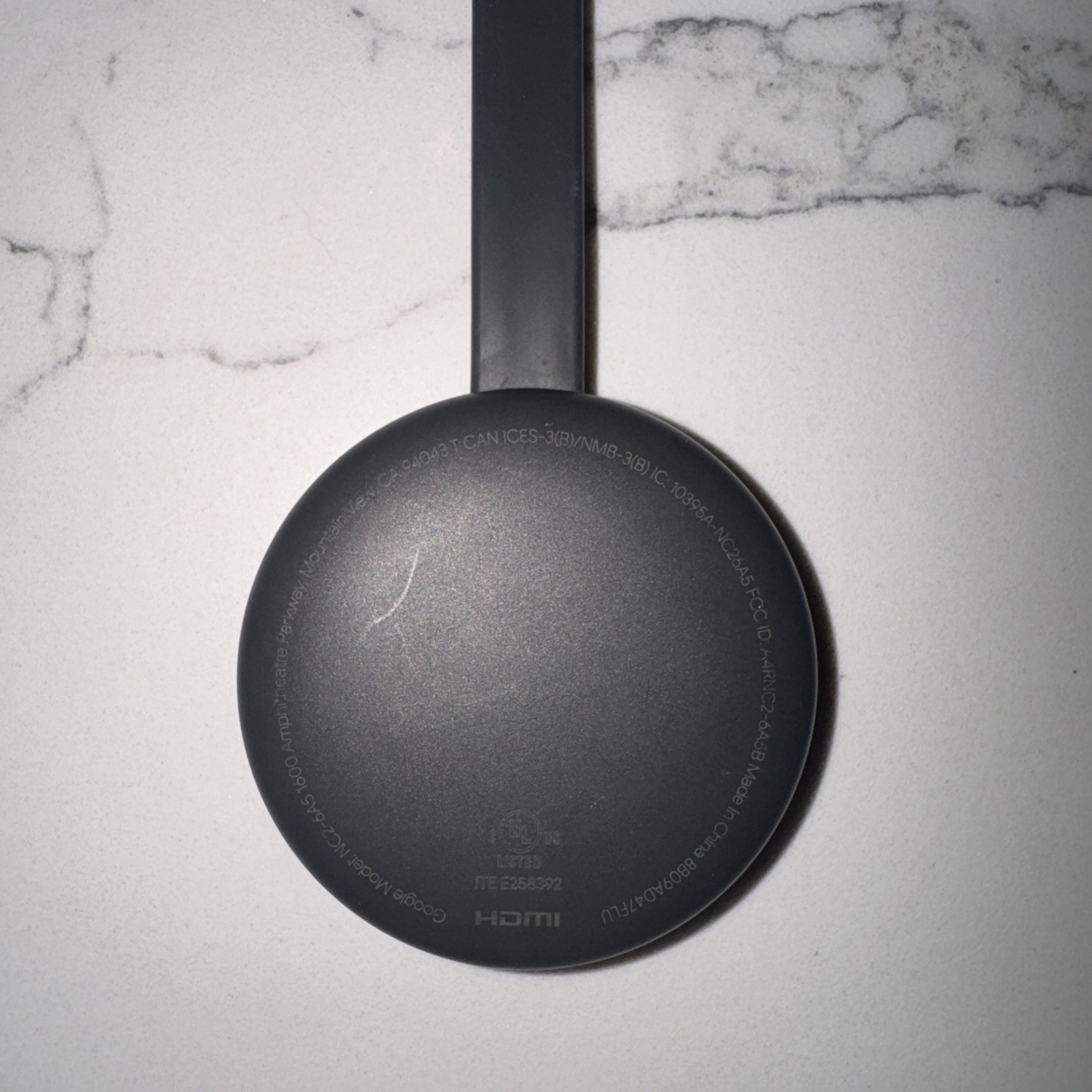 Google Chromecast 2nd Generation Without charger