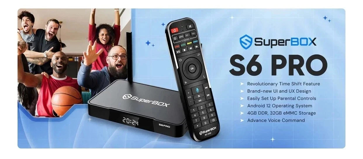 SuperBox S6 Pro 24/7 Lifetime Support – Authorized Distributor – Free Shipping