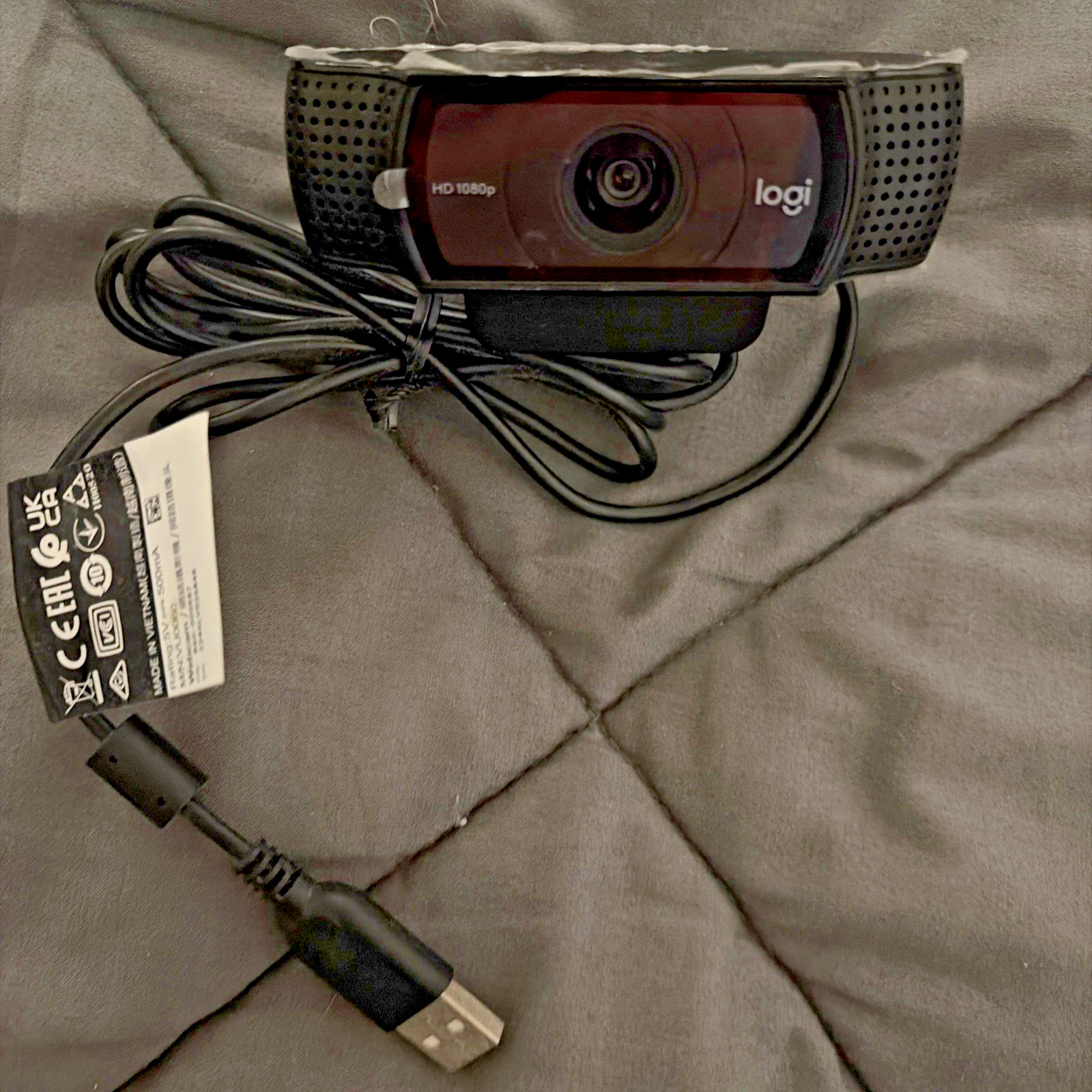 Electronics Accessories Bundle – Webcam, Power Adapters, Fire Stick, Roku Remote