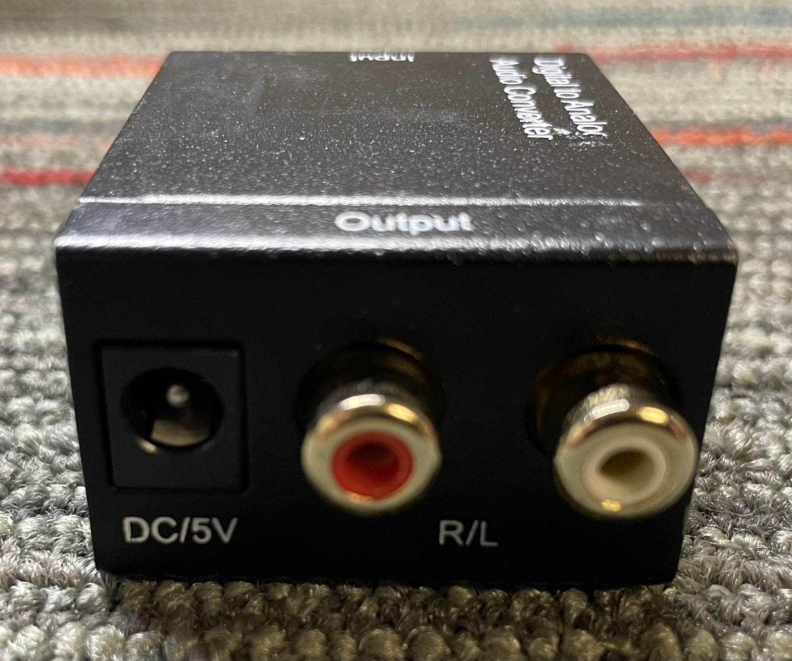 Digital To Analog Converter With Power Supply, Cables