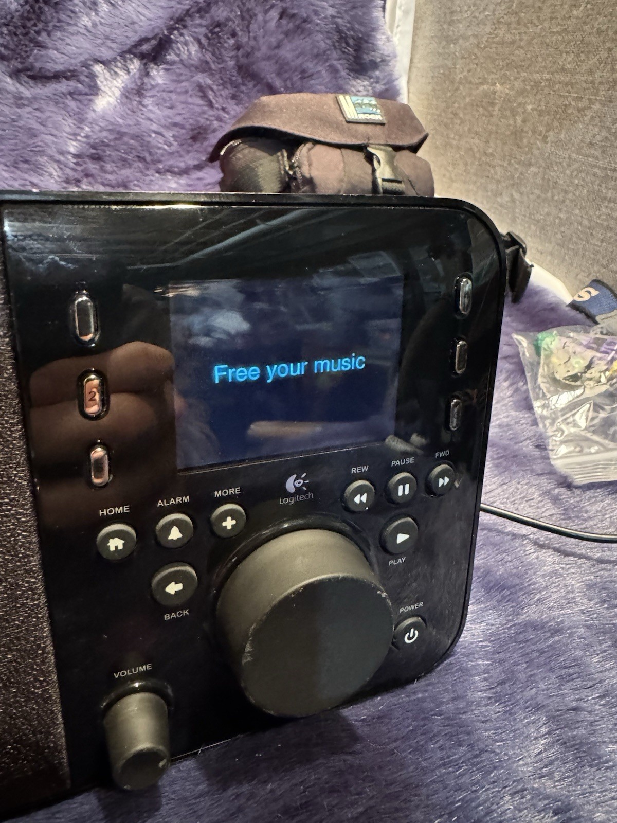 Logitech Squeezebox Smart Radio X-R0001 Black Wi Fi Internet Music Streamer EUC