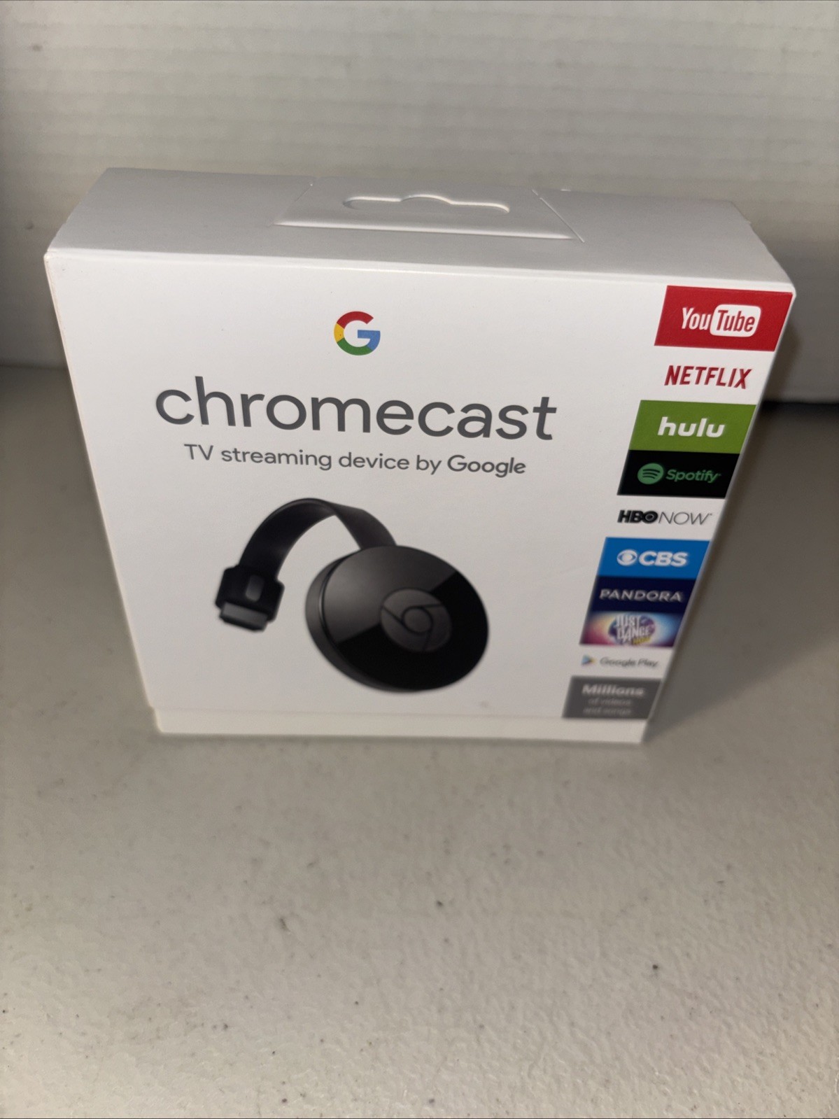 Google Chromecast HD Media Streamer GA3A00093-A14-Z01 New, Factory Sealed