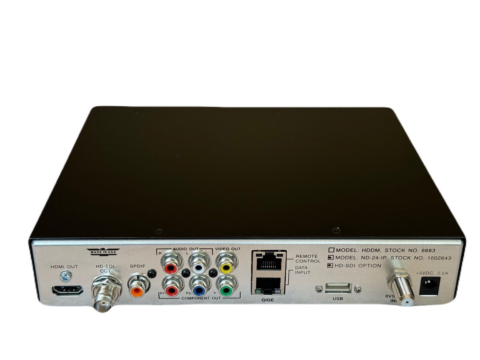 Drake ND-24-IP Network Decoder with 3G-SDI/HDMI/Component Outputs