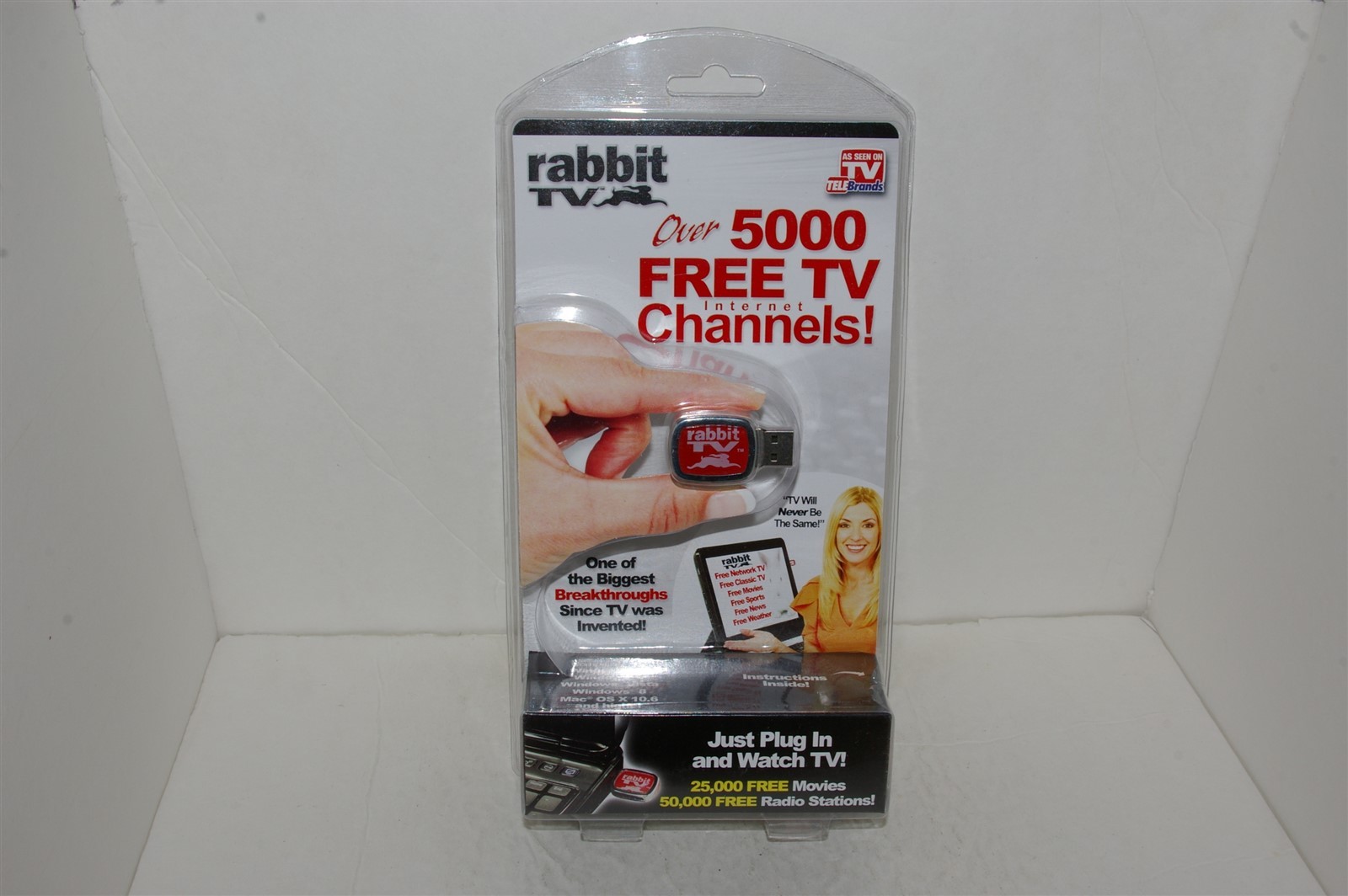 Rabbit TV As Seen On TV Streaming Media Player SEALED NEW