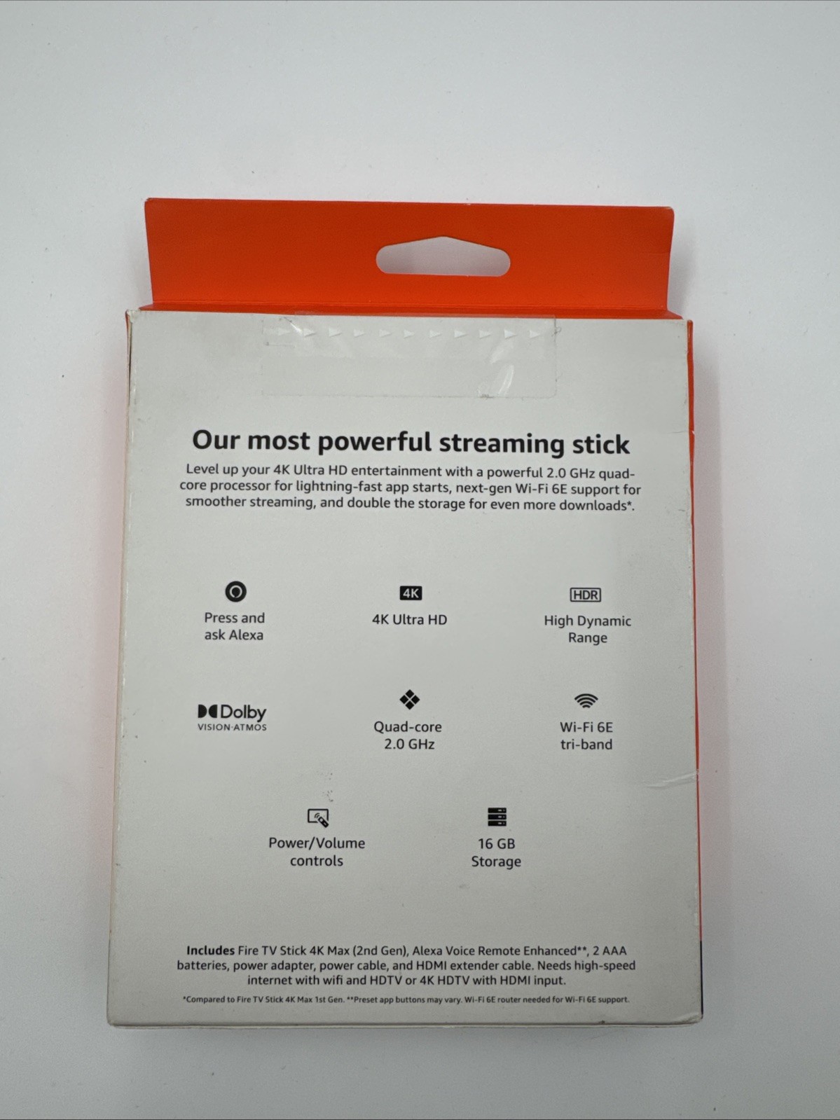 New-Factory Sealed-Fire TV Stick-4K MAX-2nd Gen.-16GB-Wi-Fi 6E-Free Shipping!
