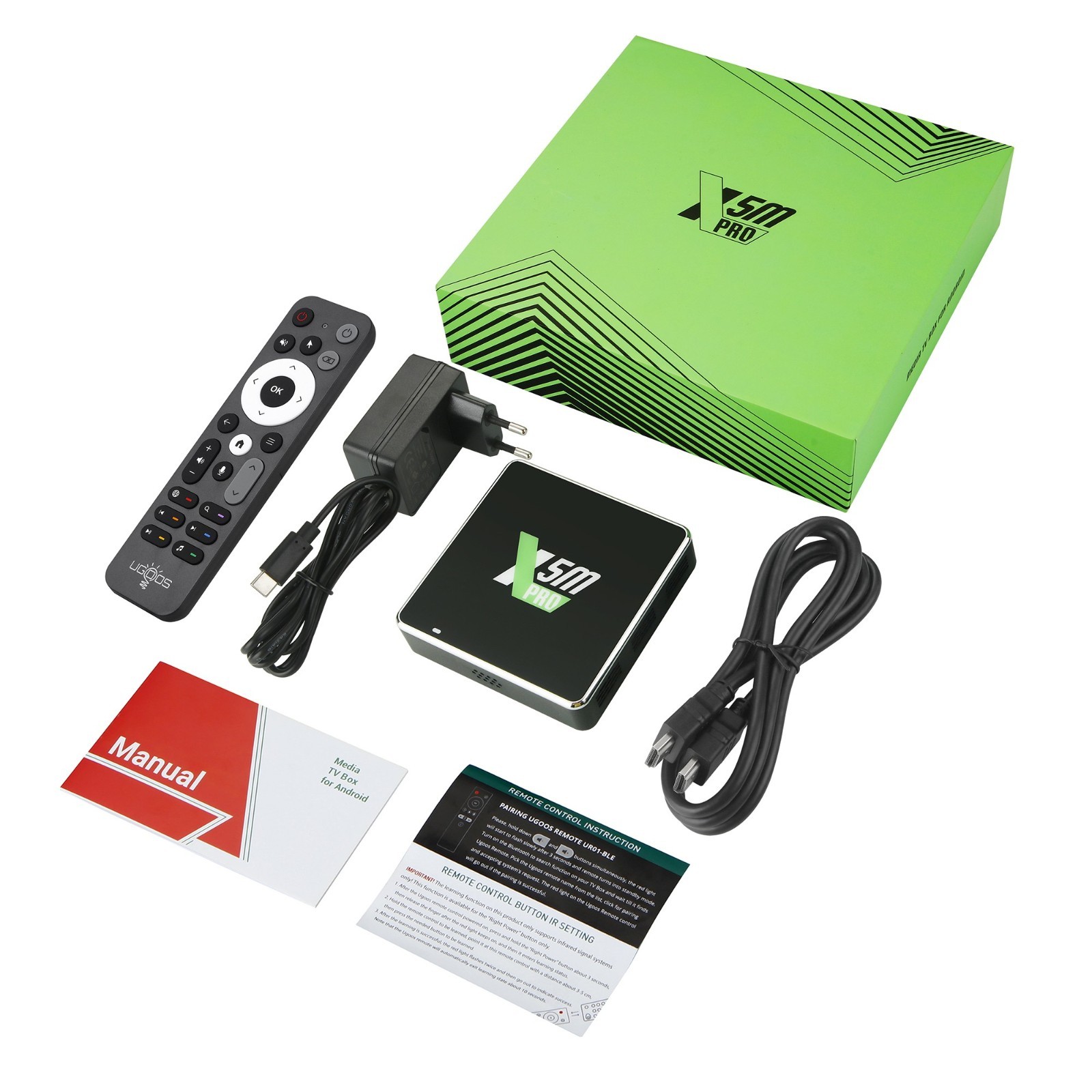 UGOOS X5m PRO TV Box Android 14 Amlogic S905x5m 4G 32G WiFi AV1 H.265 4K TV Box