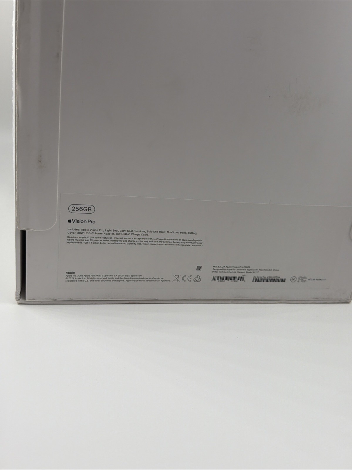 Apple Vision Pro BOX ONLY