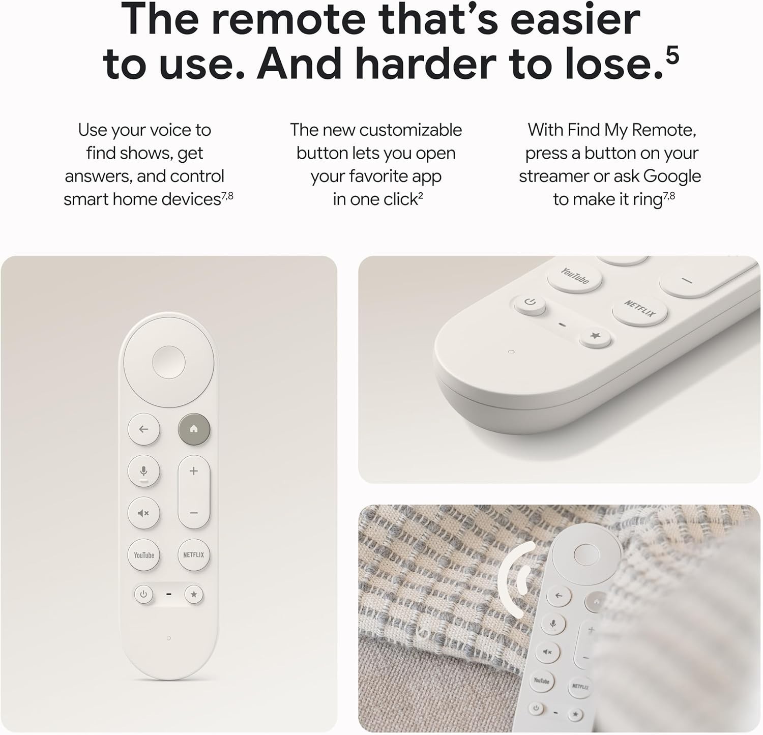 Ultra HD TV Streamer – 32GB Storage, Dolby Vision & Smart Remote – Porcelain