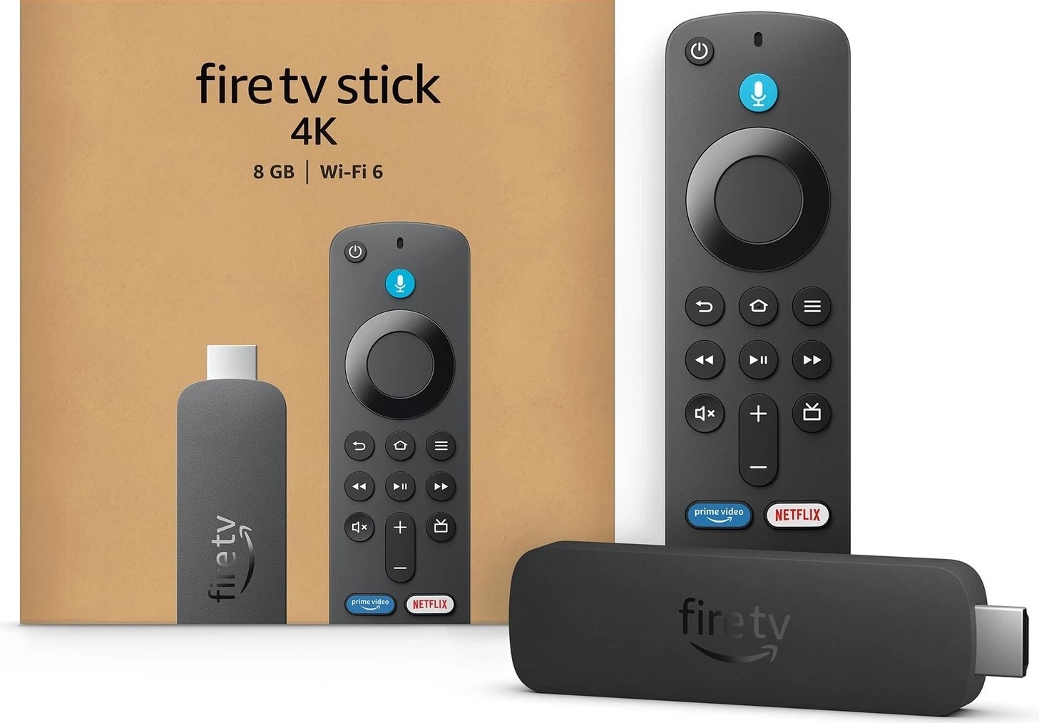 Amazon Fire TV Stick 4K (newest model) with AI-powered Fire TV Search, Wi-Fi 6