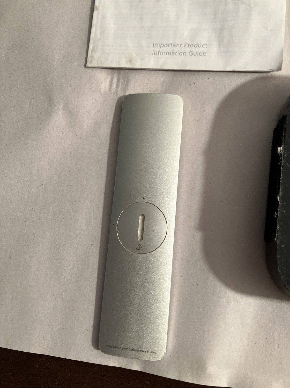 Apple TV 3rd Generation A1469 Media Streamer Remote Box Paperwork