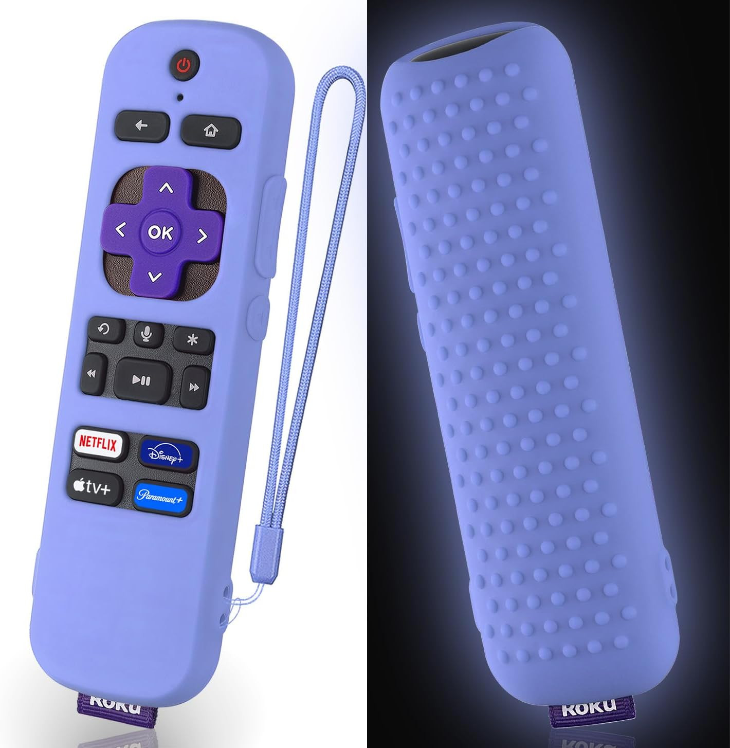 Silicone Cover for Roku Voice TV Remote Rcal7R/Roku Express/Roku Streaming Stick