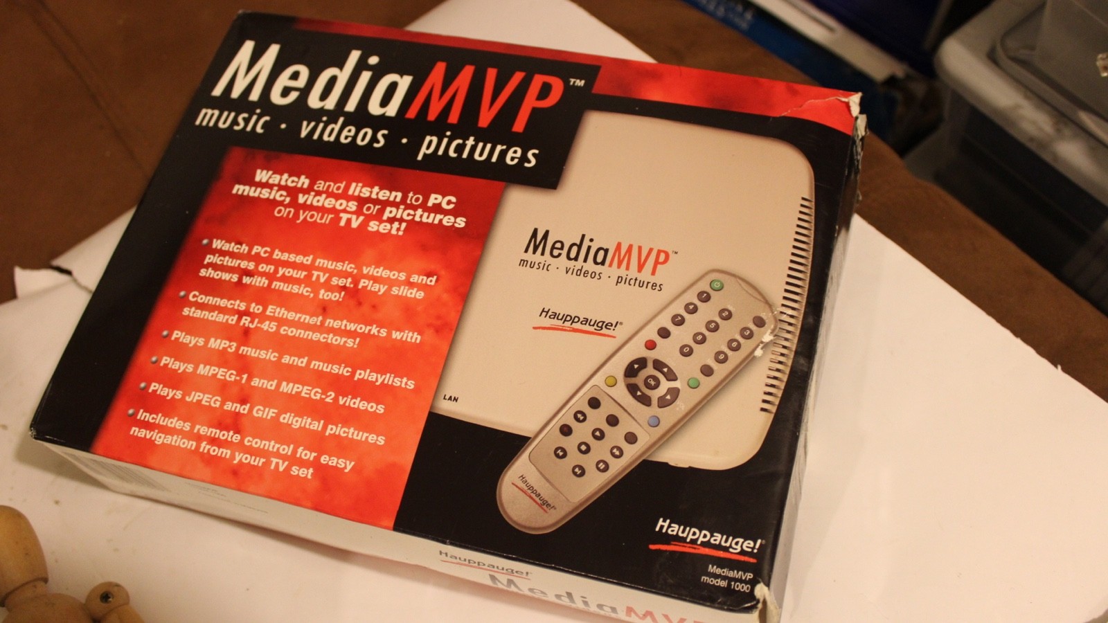 Hauppauge MediaMVP Wired Video SCART Network Player Converter MPEG