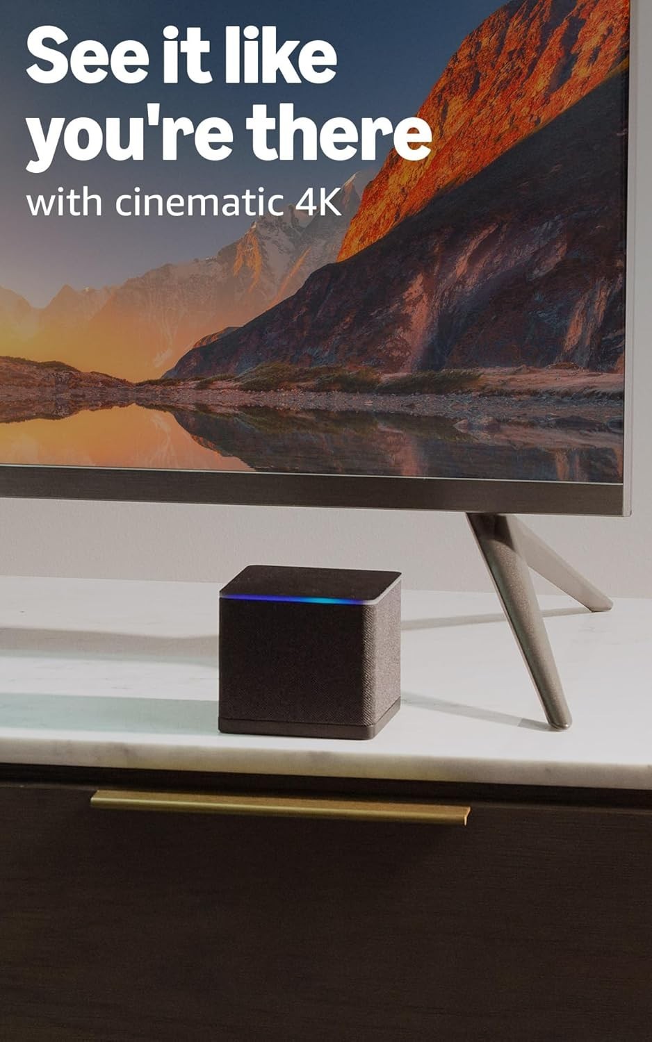 AI-Powered 4K Streaming Device with Hands-Free Alexa & Wi-Fi 6E Support