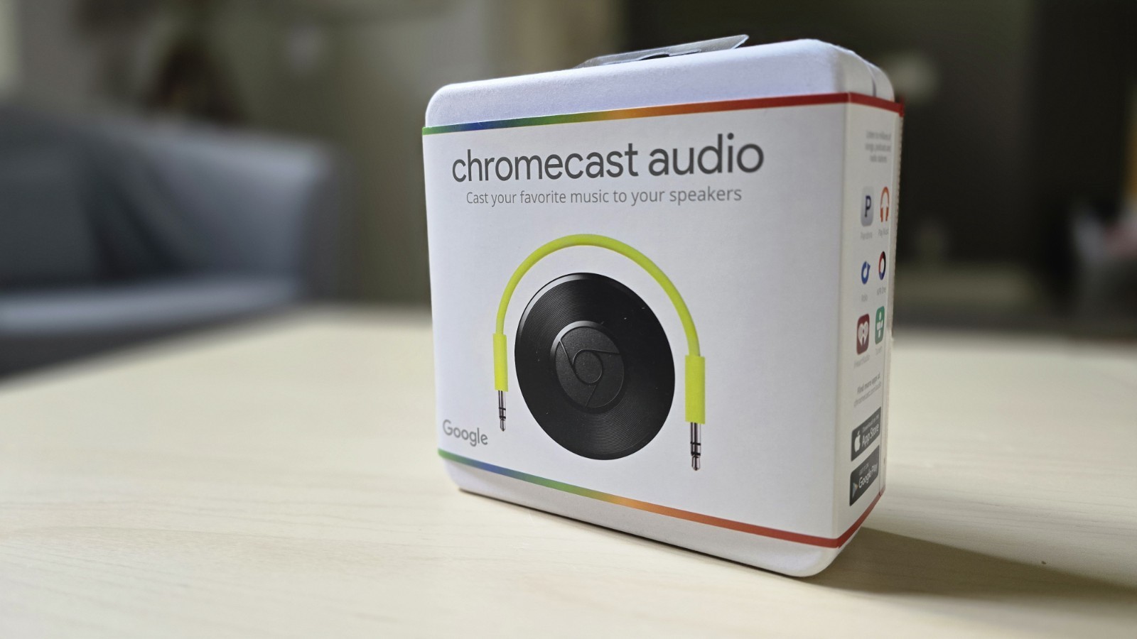 Google Chromecast Audio RUX-J42 – New Sealed in Original Box – Discontinued