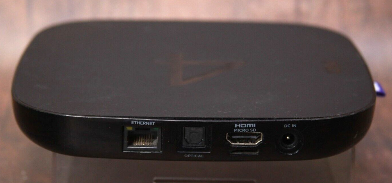 Roku 4 4400X HD & 4K UHD Streaming Media Player – Black – Tested Works!