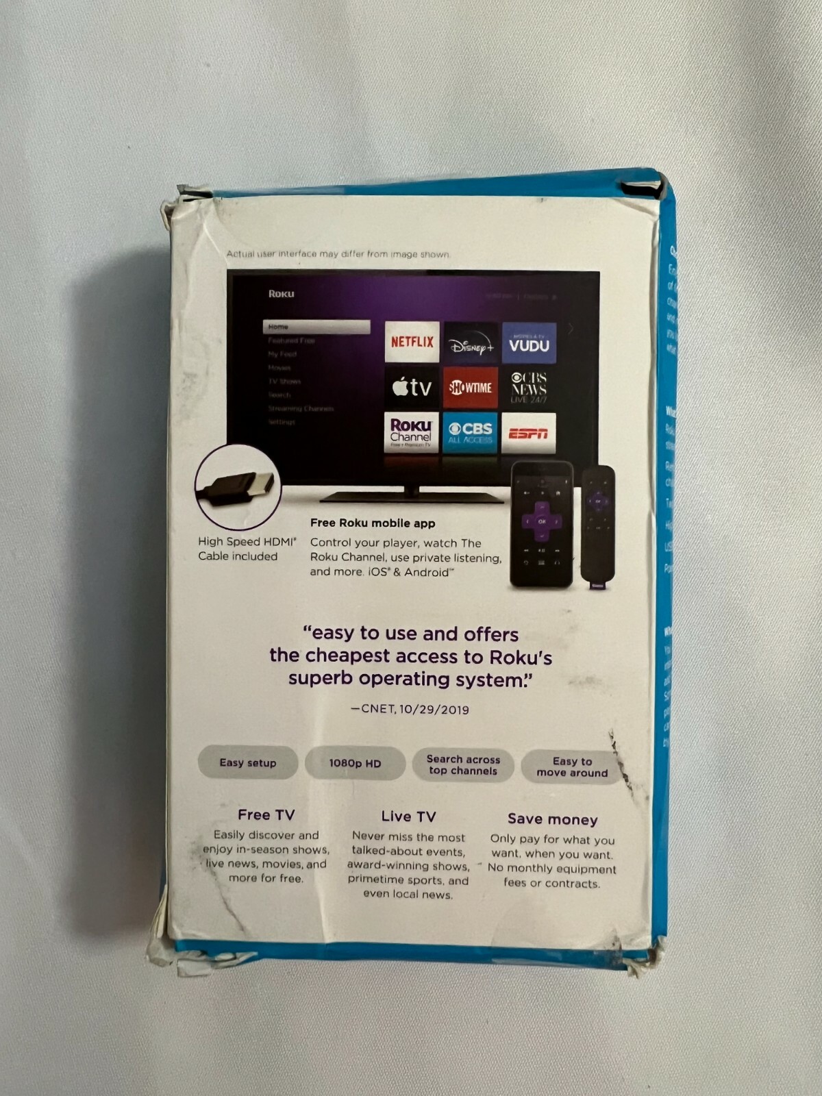 Roku Express HD Streaming Media Player 2019 Model – 3930R
