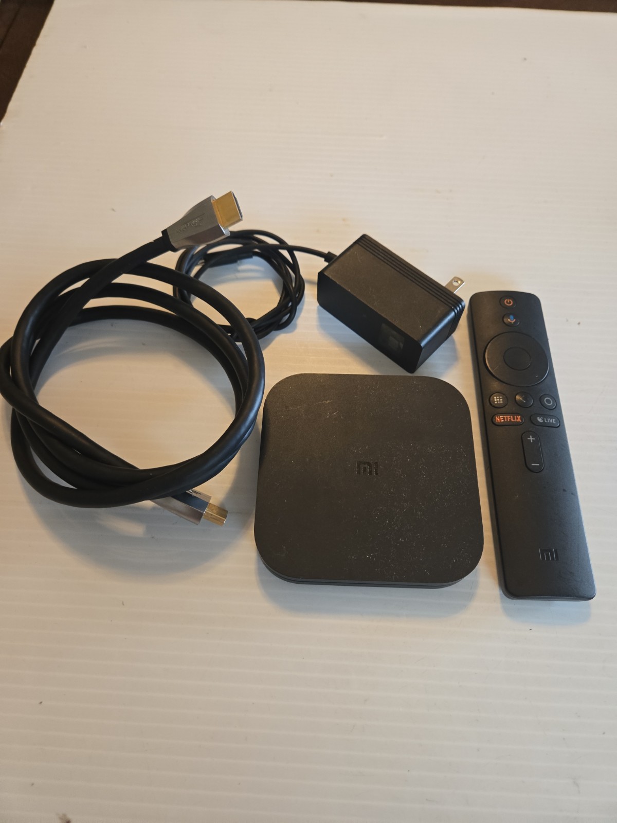 Xiaomi Mi Box S 4K HDR Android TV Streaming Media Player + Free HDMI Cable
