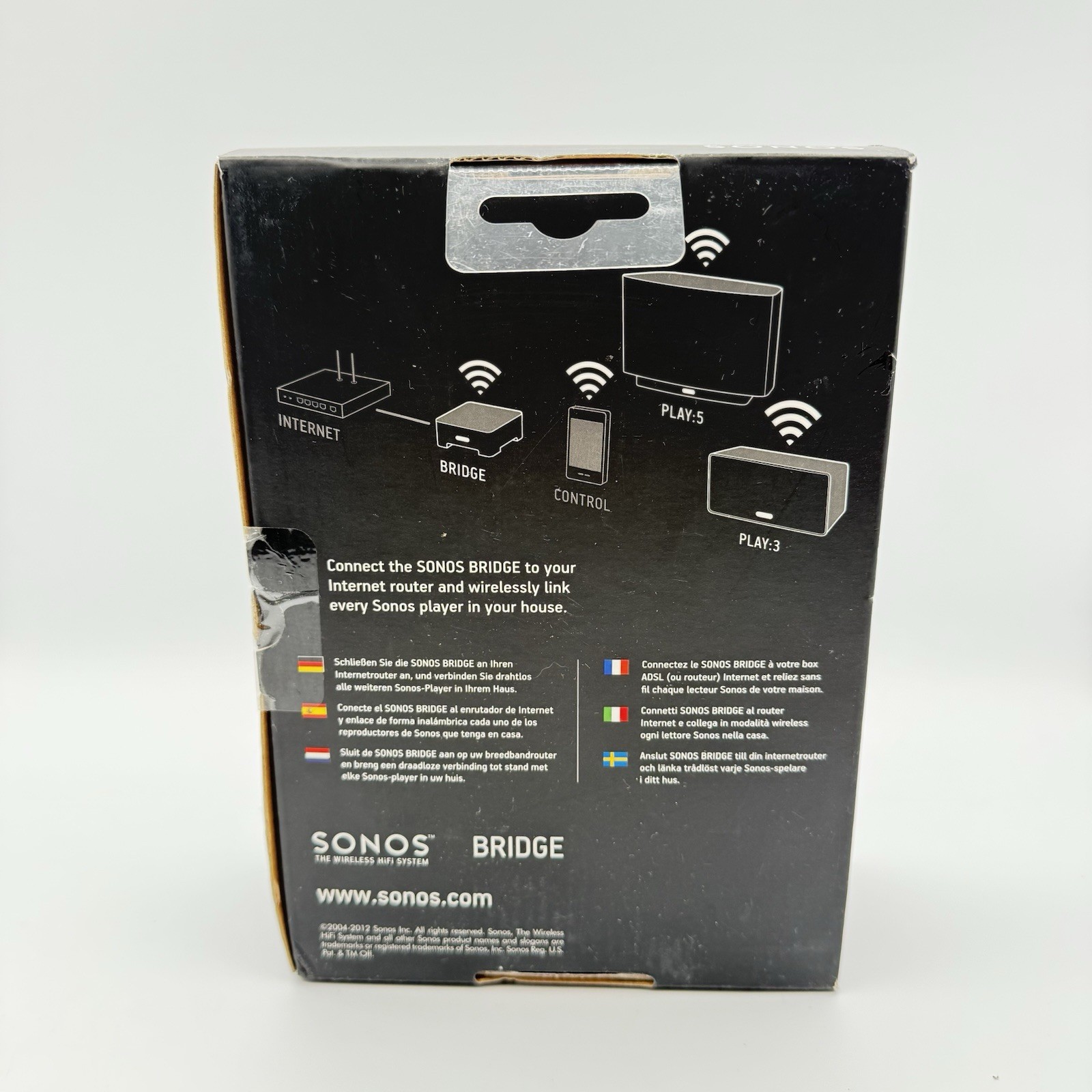 Sonos Bridge Wireless HiFi System (SW V4.0) White SEALED NEW