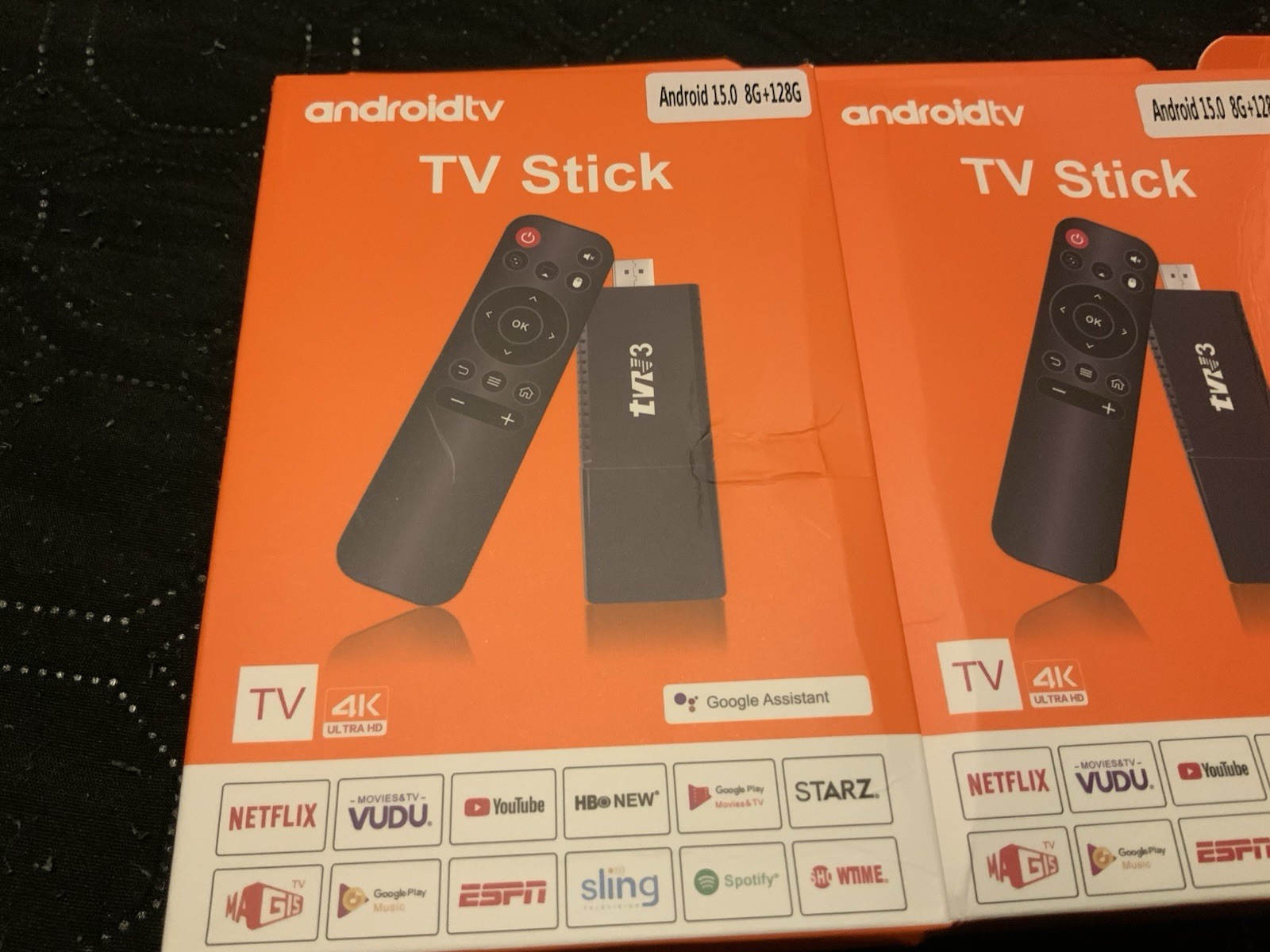 Androidtv TV Stick Android 15.0 8G+128G 4K Ultra HD Wi-Fi HDMI Google Assistant