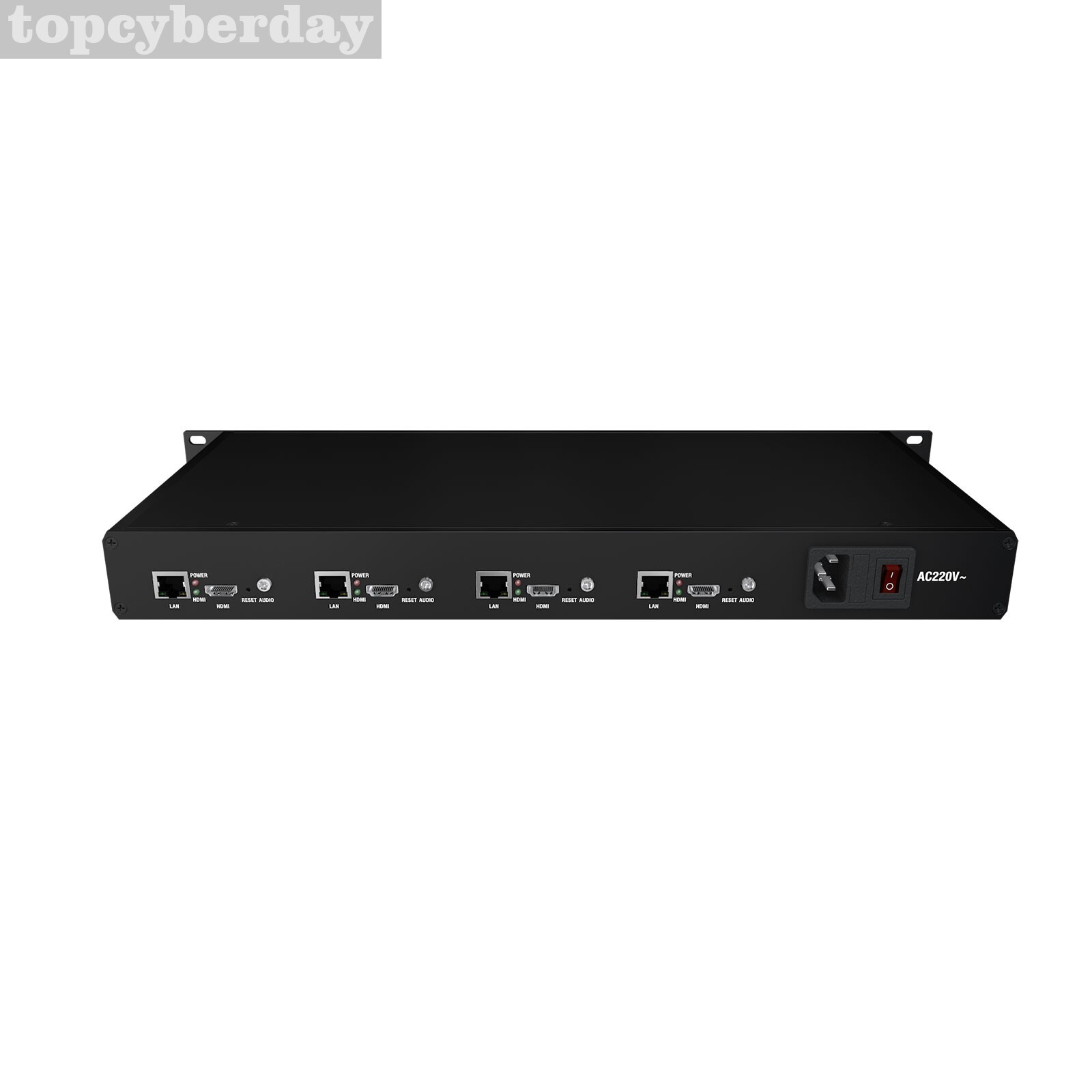 4Ch HDMI-compatible to Network 1080P 60FPS Audio Video Encoder with 1U Rack