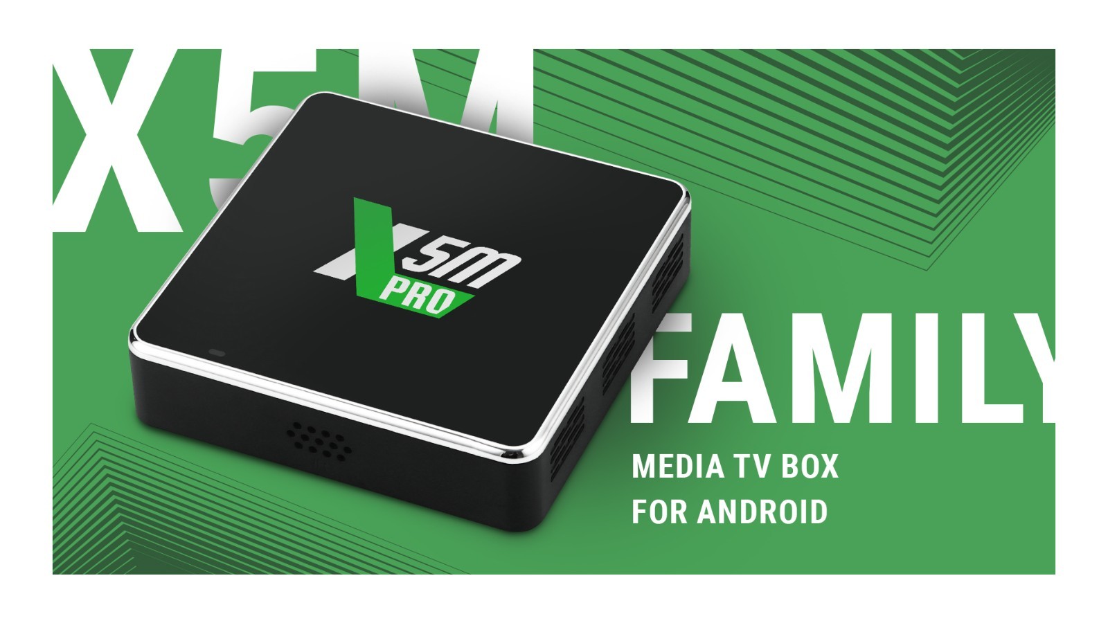 UGOOS X5m PRO TV Box Android 14 Amlogic S905x5m 4G 32G WiFi AV1 H.265 4K TV Box