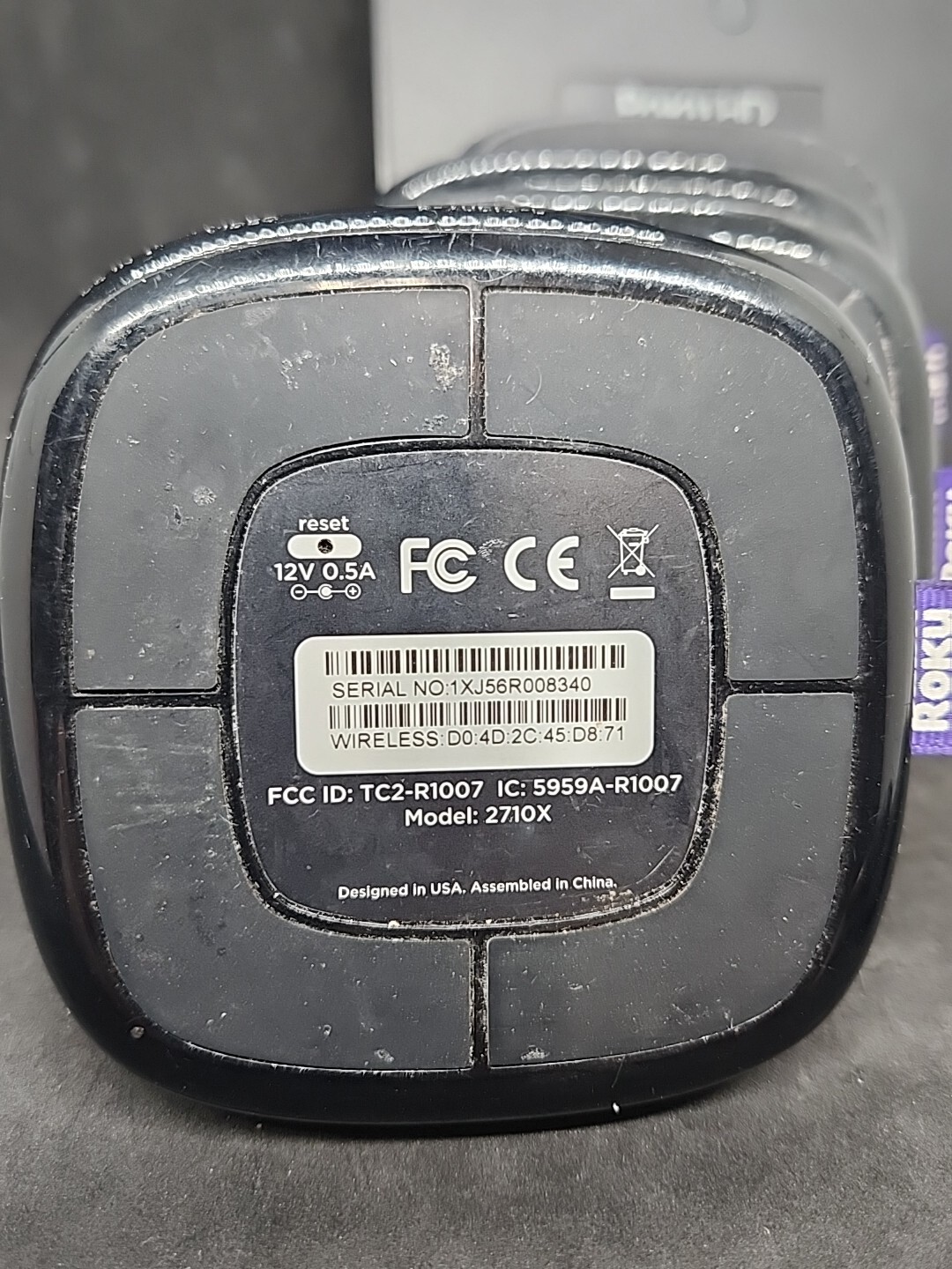 Roku Media Streamer Hd Black Mo. 4230x 2710x 2000c Firestick *No Cords*