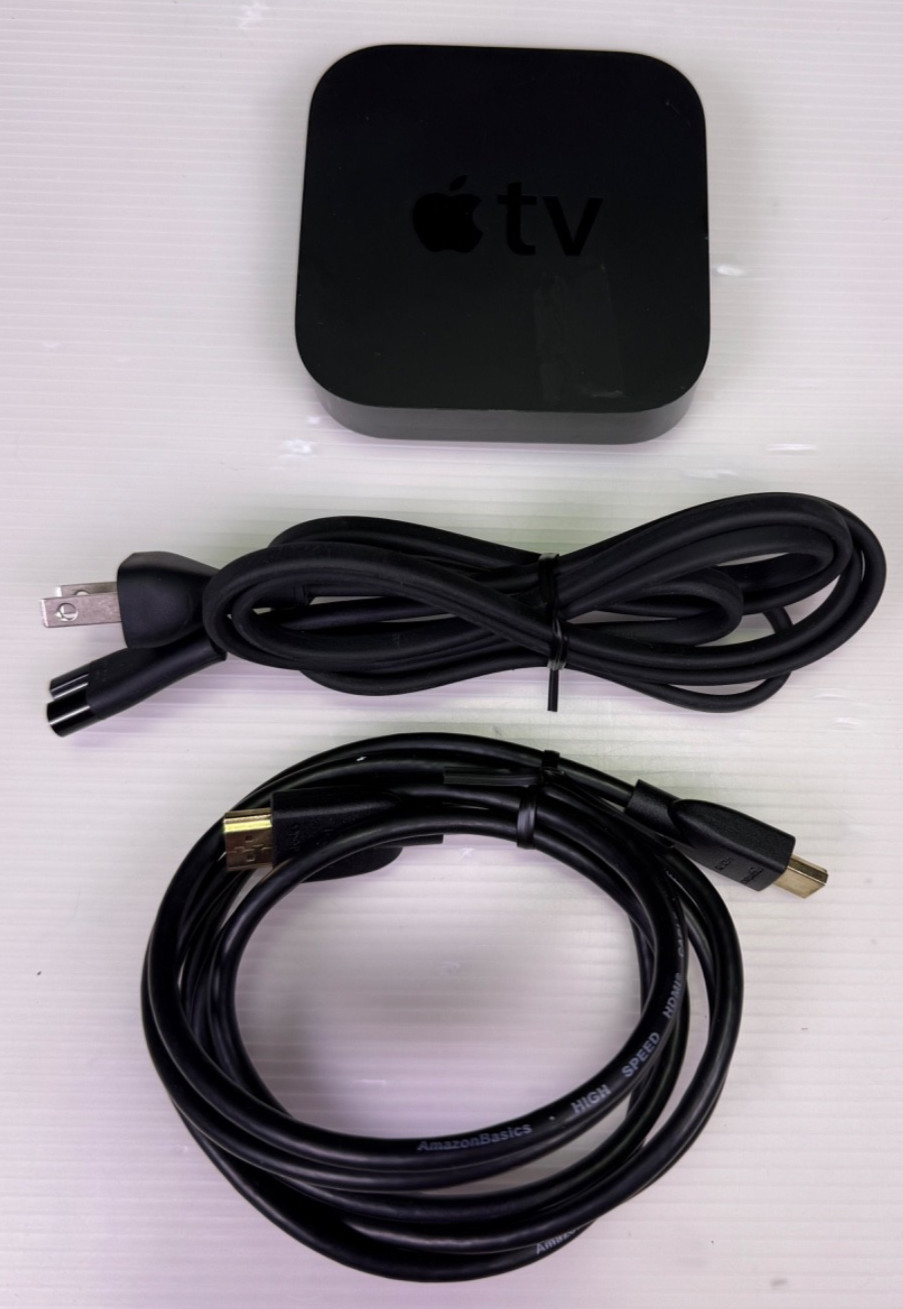 Apple TV 2 2nd Generation A1378 MC572LL/A Streaming Media Player HDMI & AC Cord