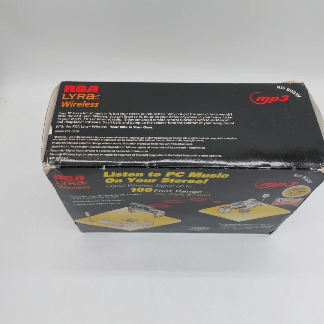 New RCA Lyra Wireless RD900W with Digital Sound Mix Technology Fast Ship