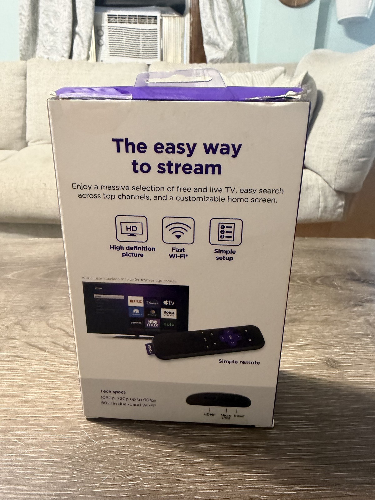 Roku Express HD Media Streamer 1080p Wi-Fi Streaming Device (New in Box)