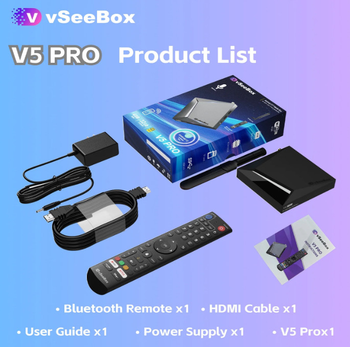 2026 Vsee BOX V5 PRO-NEW IN BOX – FAST Shipping!