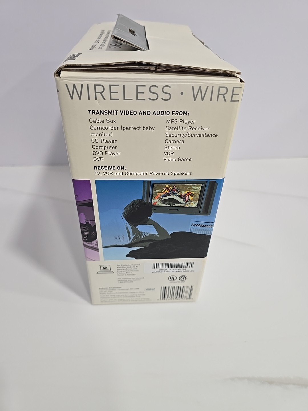 Terk Wireless A/V Transmitter & Receiver LF-30S Digital Media Streamer BRAND NEW