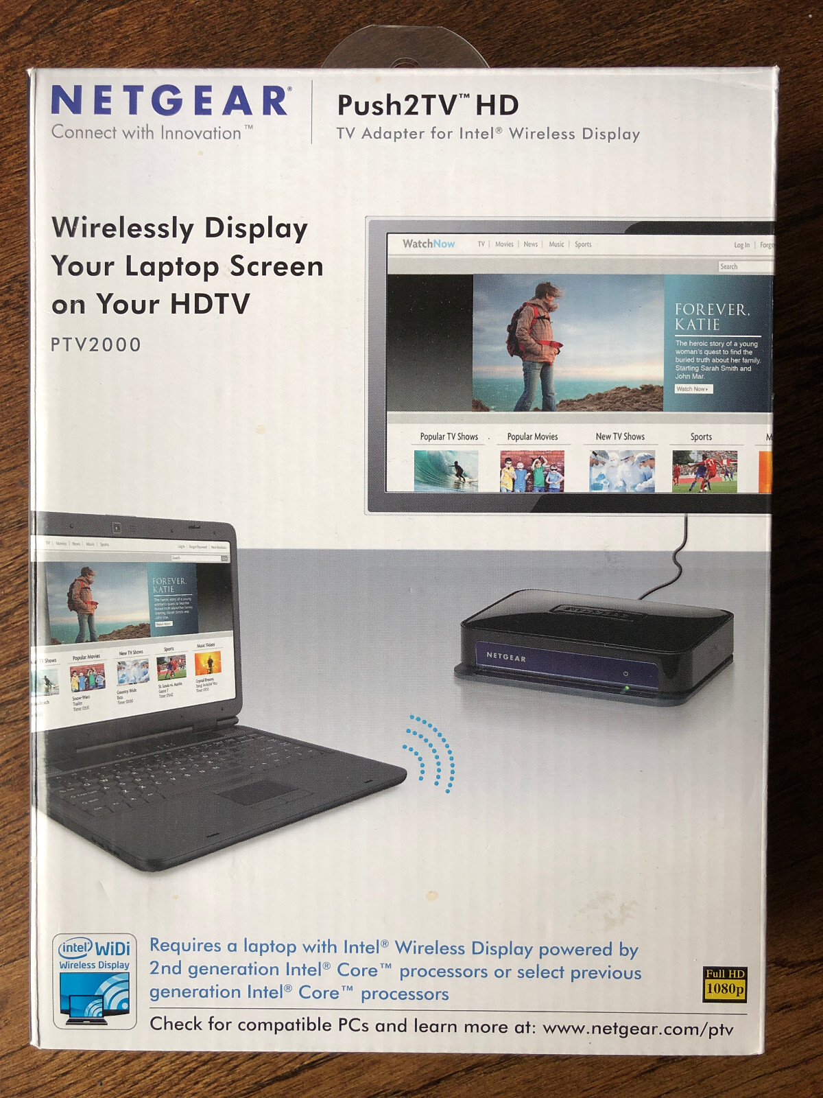 NetGear PTV2000 Digital HD Media Streamer NEW