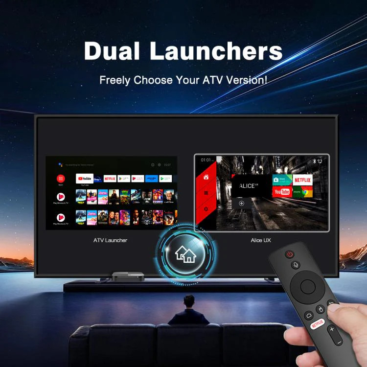 Tanix TX5 Plus Android 14 Smart TV Box with Remote Control, Amlogic S905X5M Qua